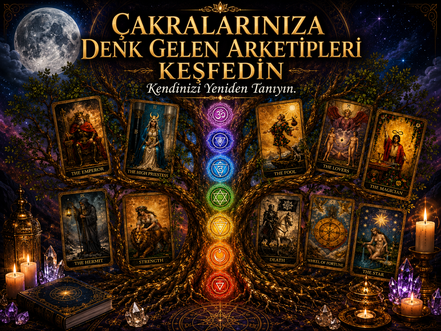 22'lik Numeroloji — çakralarınıza denk gelen arketipleri keşfedin